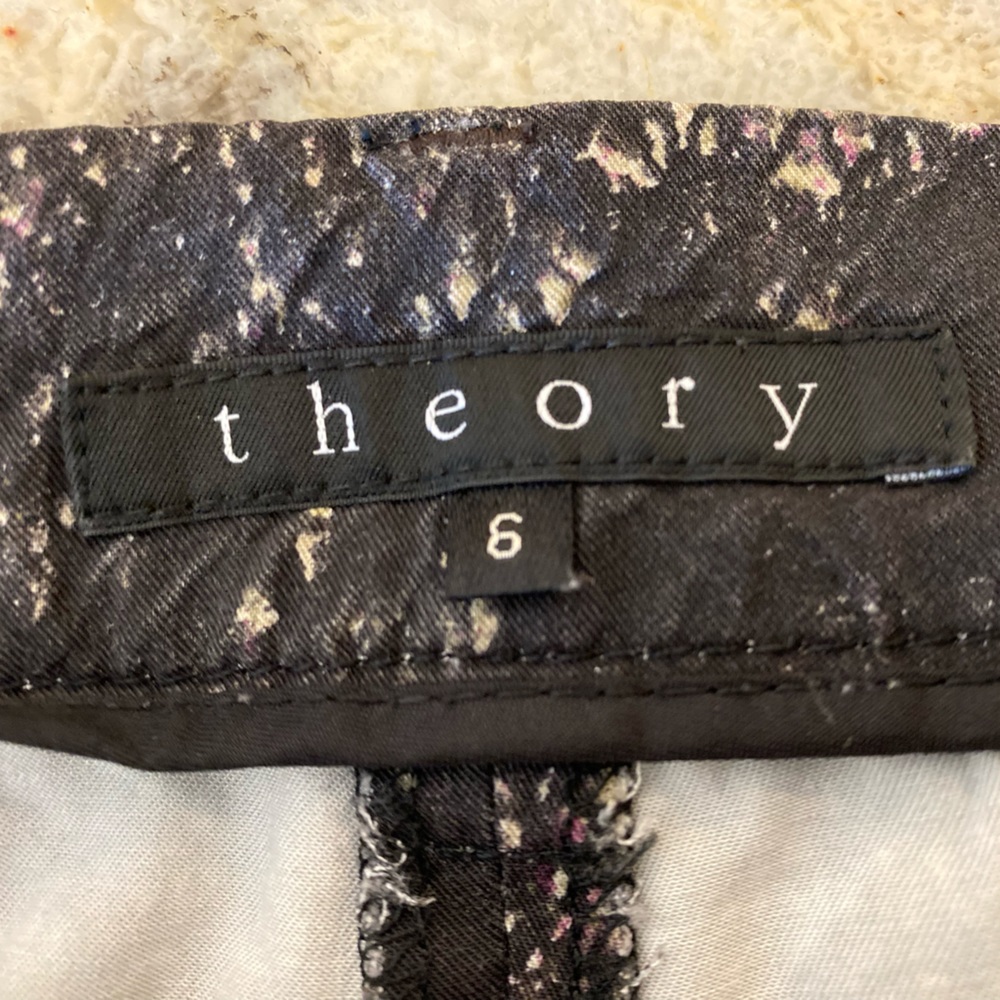 Theory Patterned Slacks - Picture 2 of 6